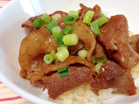 豚こま肉で☆簡単豚丼